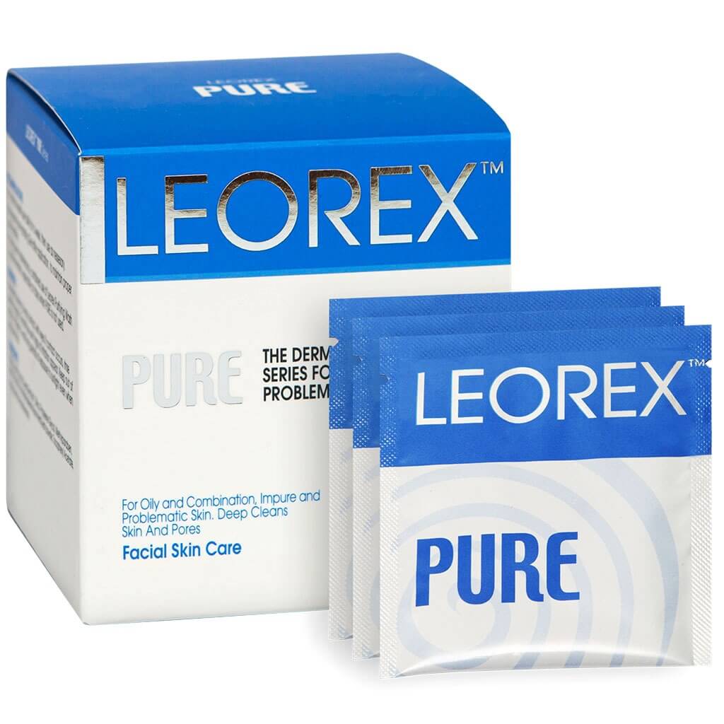 цена Бустер для избавления от акне и ухода за проблемной кожей Leorex Pure, 25 сашетов