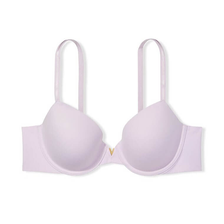 

Гладкий бюстгальтер с полным покрытием на легкой подкладке Victoria's Secret Love Cloud Perfect Shape, светло-розовый