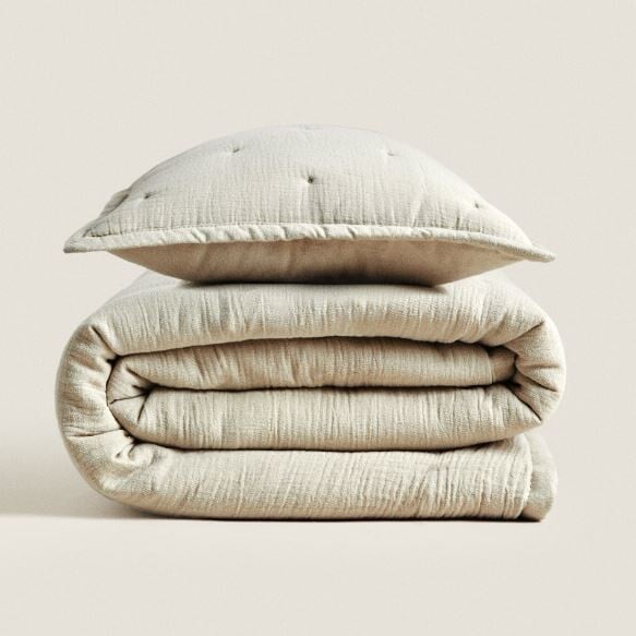 

Одеяло детское из хлопкового муссина Zara Home Cotton Muslin, серый