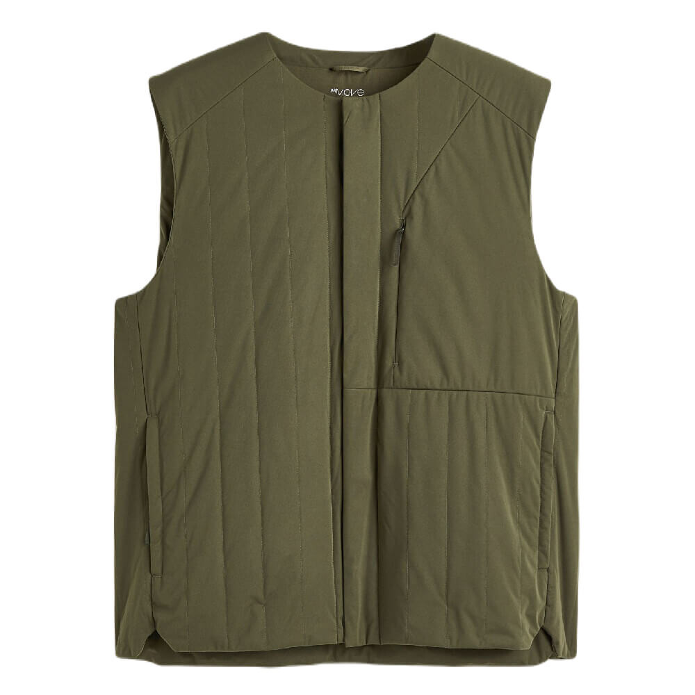

Жилет H&M Regular Fit Lightweight Padded, темно-зеленый