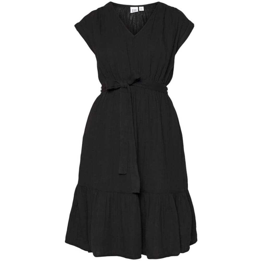 

Платье Gap Tie Waist, черный