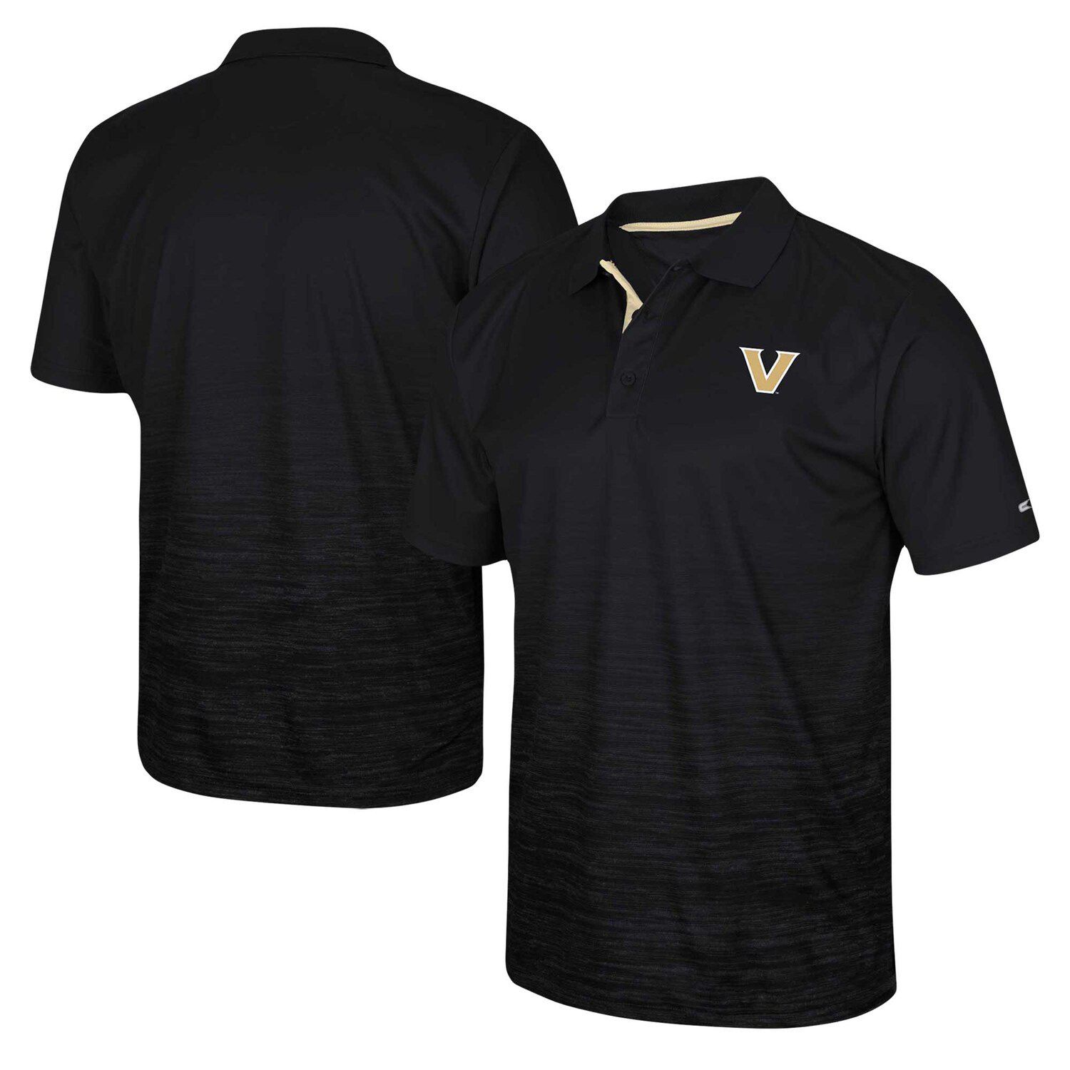 Мужская черная рубашка-поло Vanderbilt Commodores Marshall Colosseum