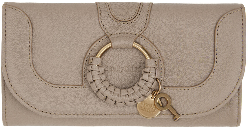 

Серый длинный кошелек Hana Continental See by Chloé