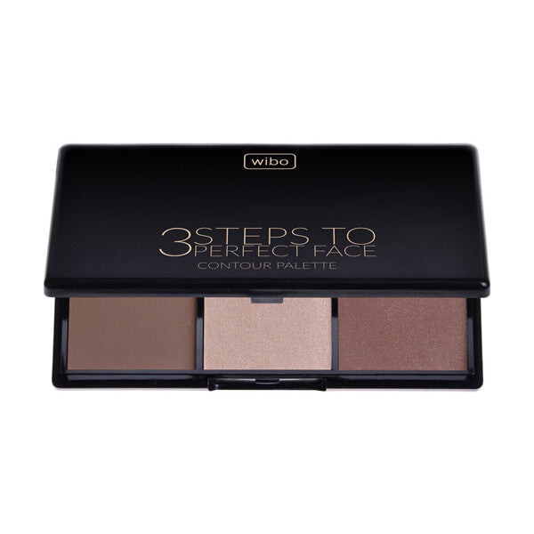 

Wibo 3 Steps To Perfect Face Contour Palette Dark 10g