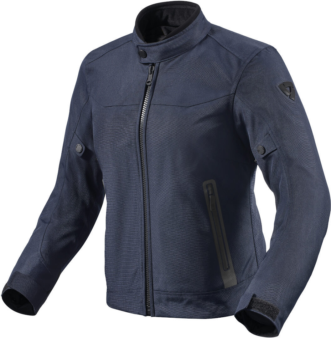 Куртка текстильная мотоциклетная женская Revit Shade H2O, темно-синий timezone куртка женская цвет темно синий размер m