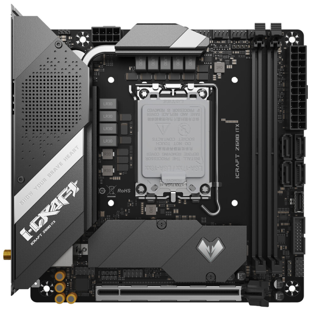 

Материнская плата MaxSun MS-iCraft Z690 ITX WIFI, LGA1700, DDR5