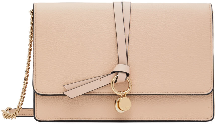 

Розовая сумка через плечо Alphabet Chloé