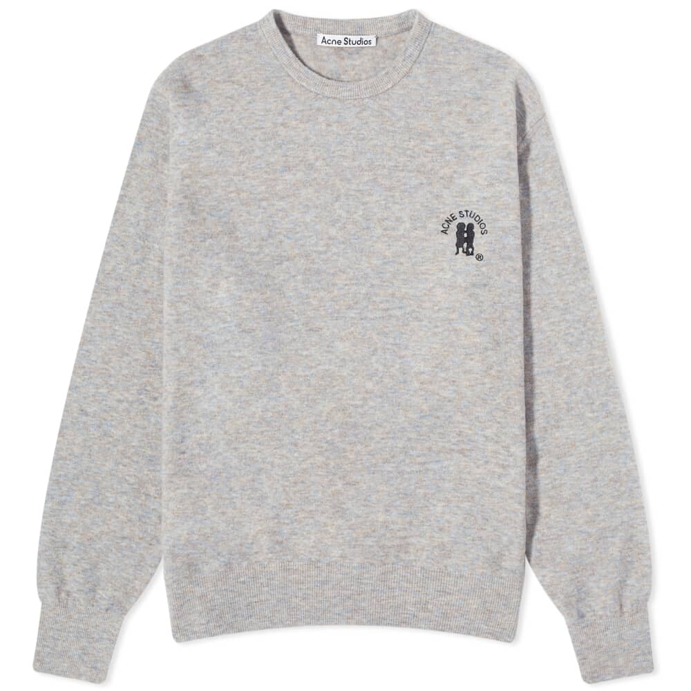 Свитер Acne Studios Kiza Alpaca Logo Crew Knit низкие кроссовки premier trinity unisex reebok цвет grey light grey light brown