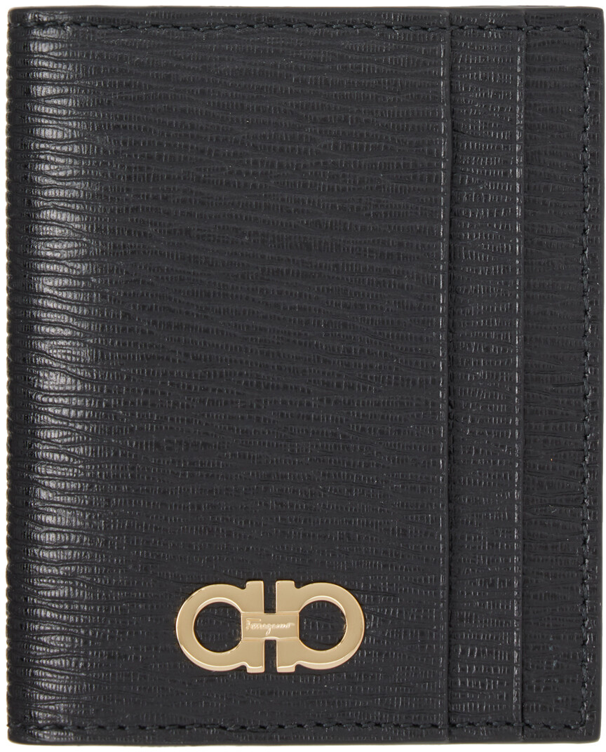 

Черный кошелек Ганчини Ferragamo