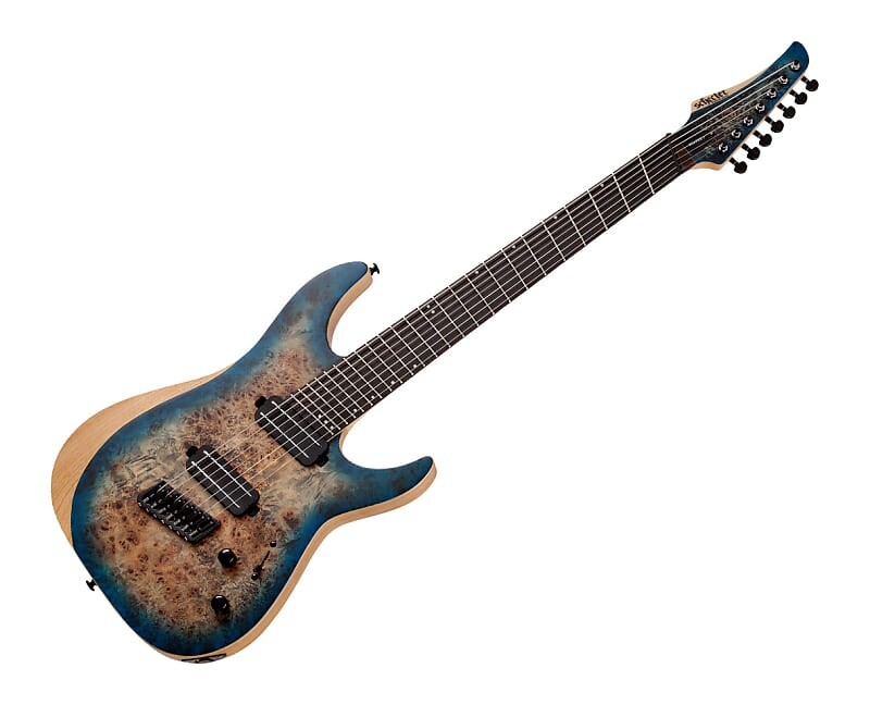 

Schecter Reaper-7 Multi-Scale Satin Sky Burst