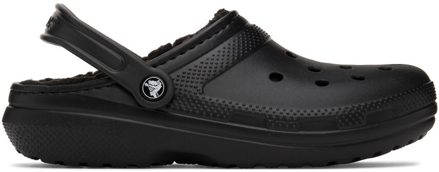 

Черные классические сабо с подкладкой Crocs