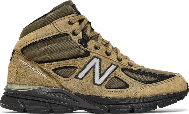 

Кроссовки New Balance 990v4 High Made In USA 'Olive', зеленый