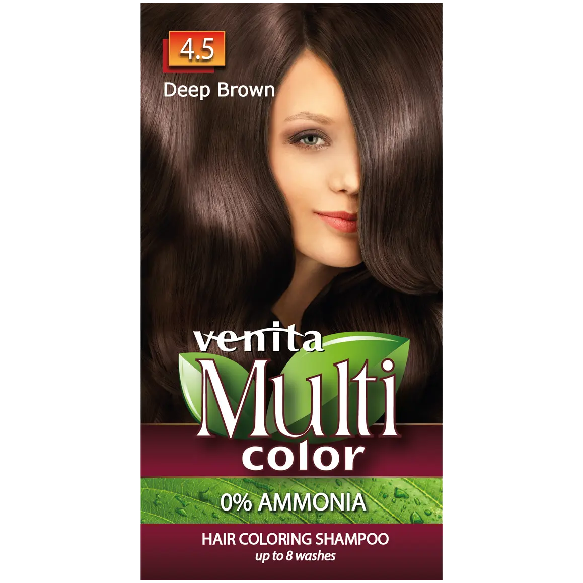

Venita Multi Color шампунь для окрашивания волос 4.5 темно-русый, 40 г