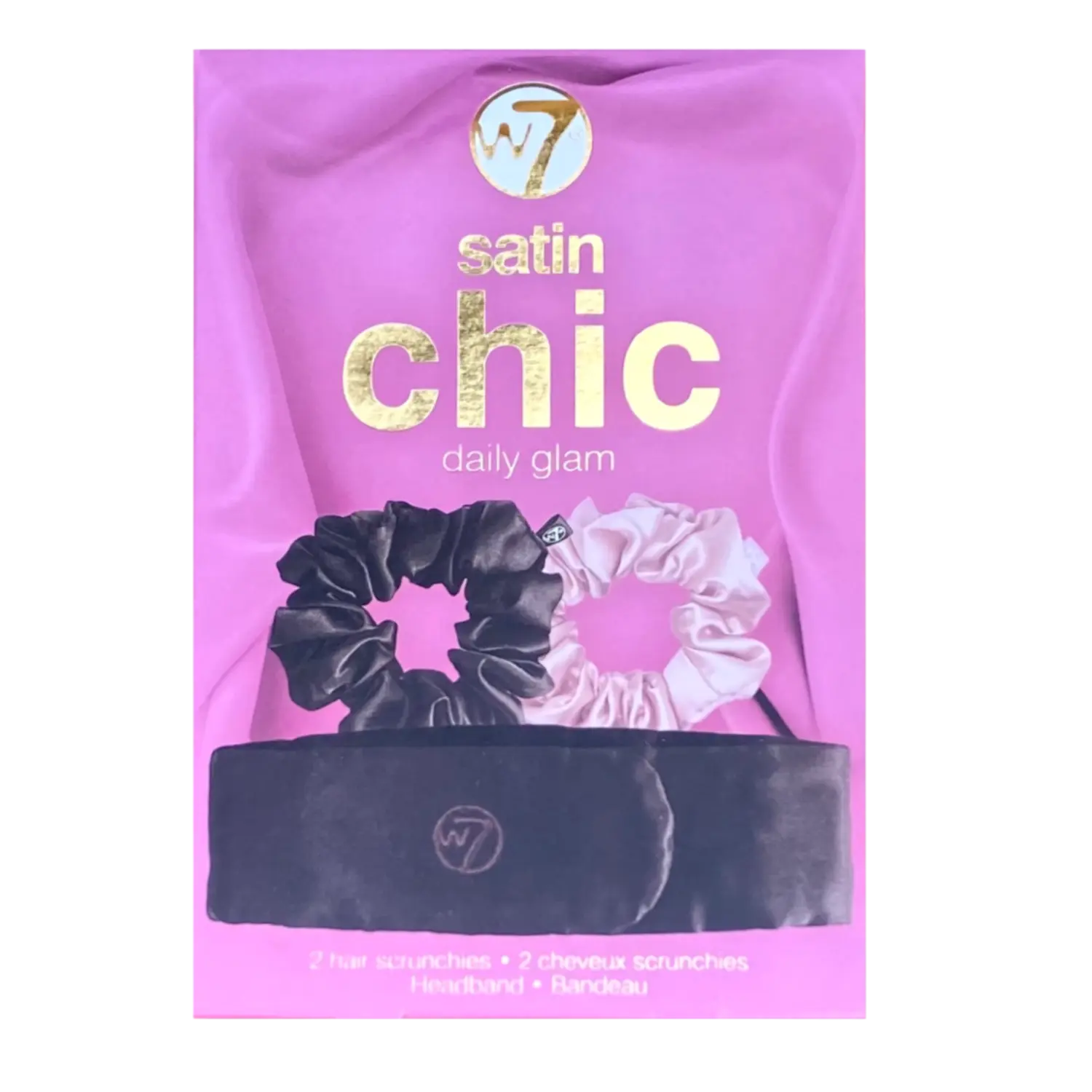 

W7 Satin Chic комплект: резинка для волос 1 шт + резинка для волос 2 шт.