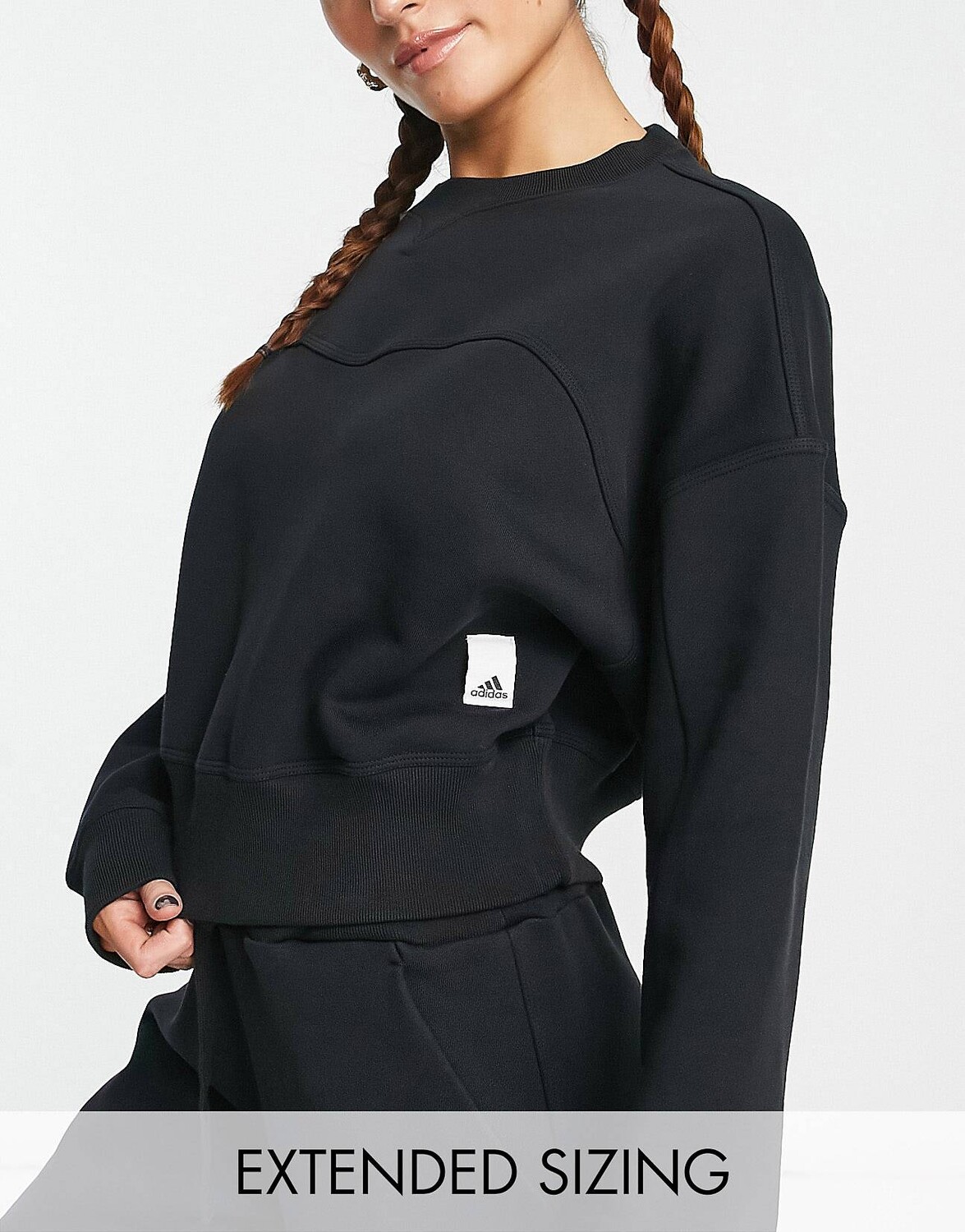 

Черная толстовка для отдыха adidas Sportswear