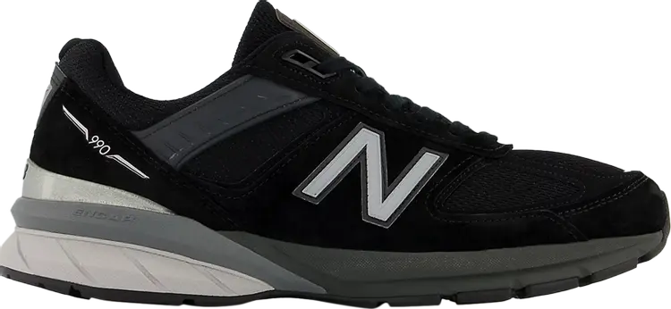 

Кроссовки New Balance 990v5 Made In USA 6E Wide 'Black', черный