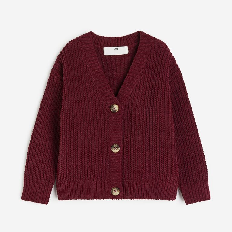 

Кардиган H&M Oversized, бордовый