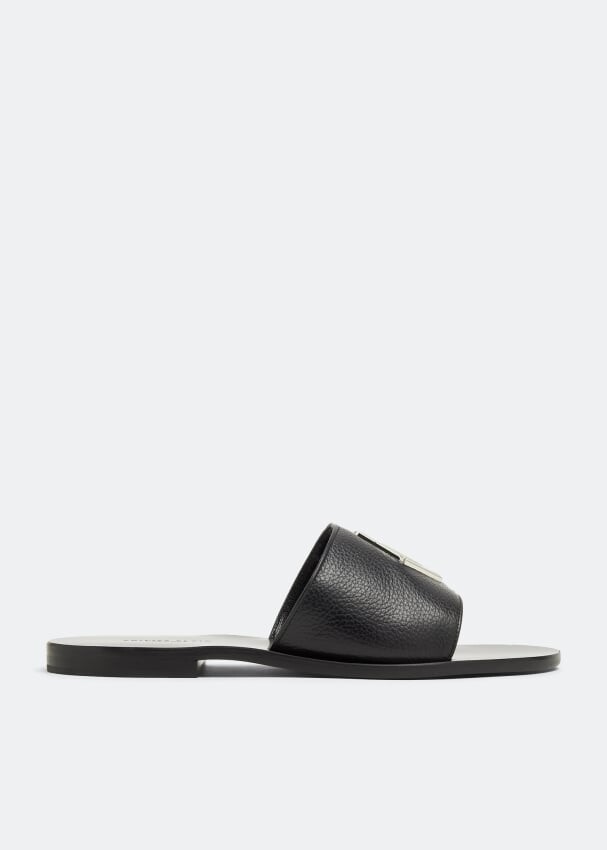 

Сандалии PHILIPP PLEIN Hexagon slide sandals, черный