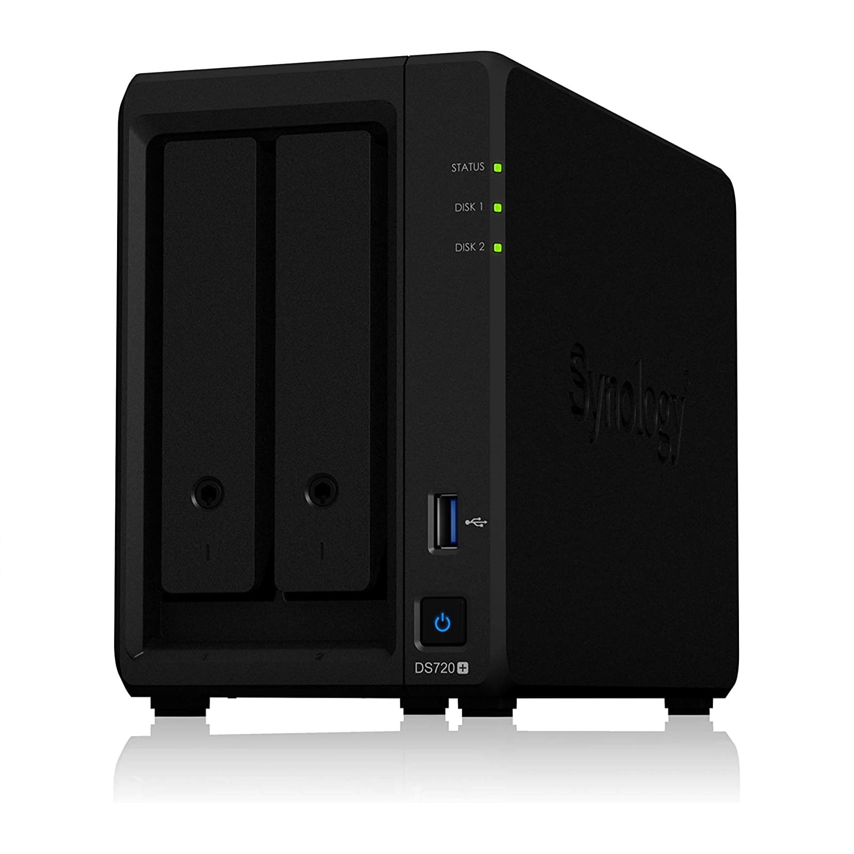 Сетевое хранилище Synology DiskStation DS720+, 2 отсека, без дисков, черный  – купить из-за границы через сервис «CDEK.Shopping»