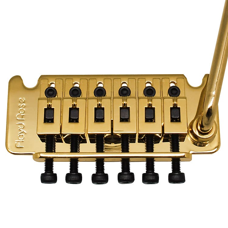 Аутентичная система тремоло Floyd Rose Non-Fine Tuner Tremolo — золото korg pitchblack pb x mini pedal tuner