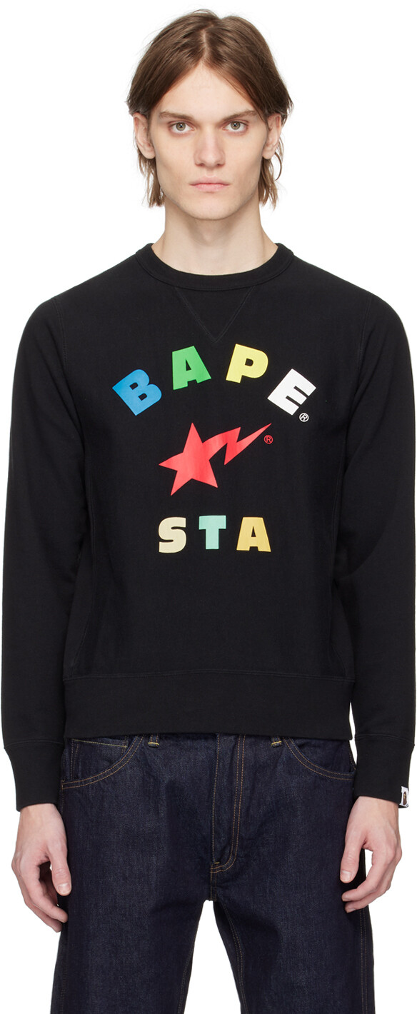 

Толстовка STA черного цвета BAPE, Черный