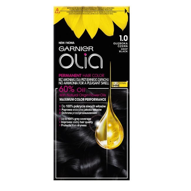 

Garnier Краска для волос Олия 1.0 Deep Black