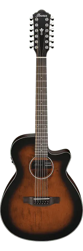 

Ibanez AEG5012DVH Акустическая электрическая 12-струнная гитара в цвете Dark Violin Sunburst AEG5012-DVH 12-String