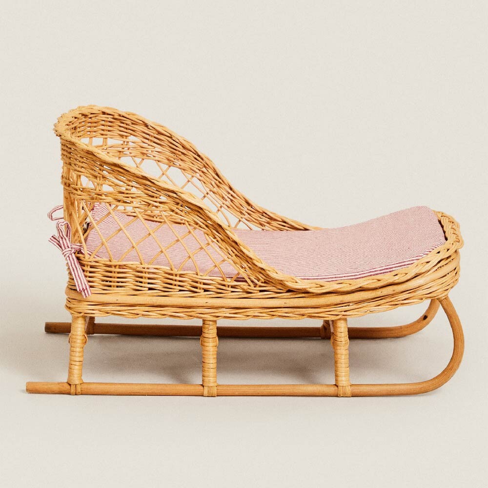 

Игрушка сани Zara Home Children’s Rattan Christmas Sleigh, коричневый