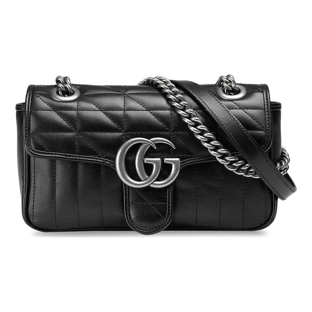 Сумка Gucci GG Marmont Mini Shoulder, черный - фото