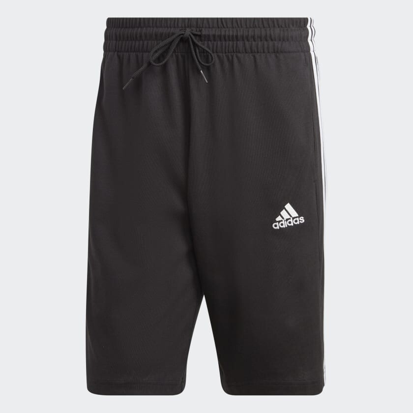 

Шорты Adidas Malha Simples Essentials 3-Stripes, черный