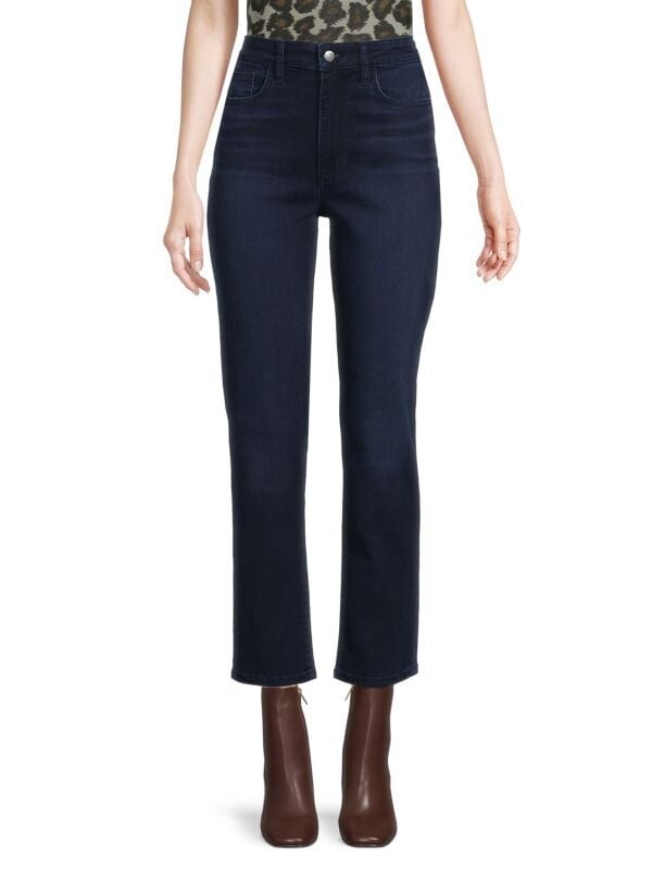 

Укороченные прямые джинсы с высокой посадкой Joe's Jeans Fornax