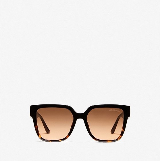 Солнцезащитные очки Michael Kors Karlie, чёрный/коричневый цена и фото