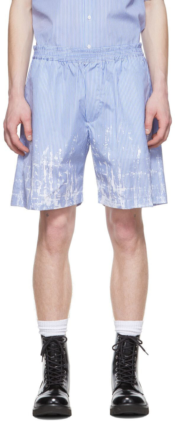 

Синие хлопковые шорты Dsquared2