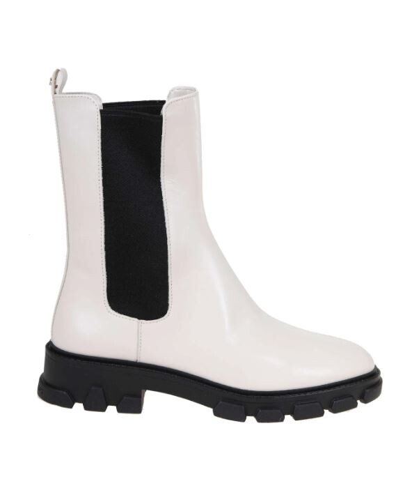

Ботинки Michael Kors Chelsea Ankle In Leather, белый