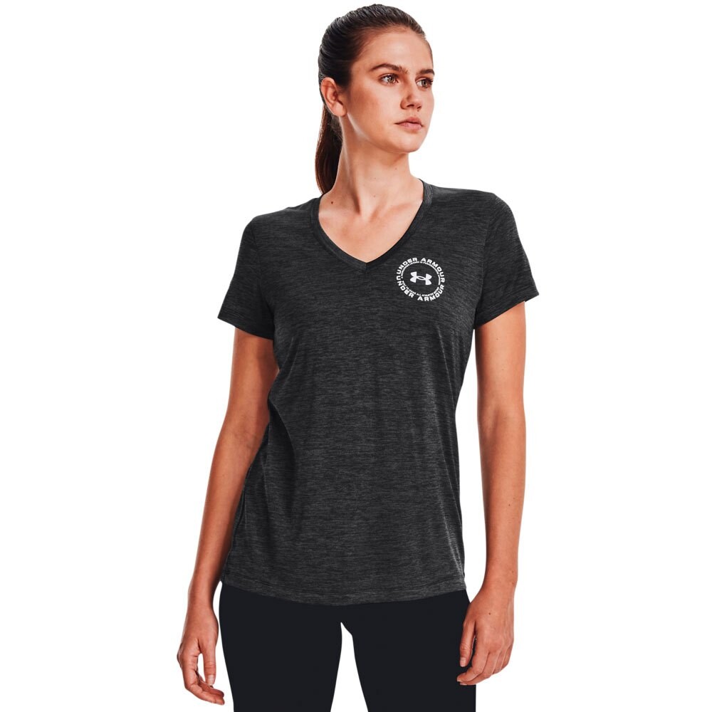 

Футболка с коротким рукавом Under Armour Tech Twist LC Crest SSV, черный