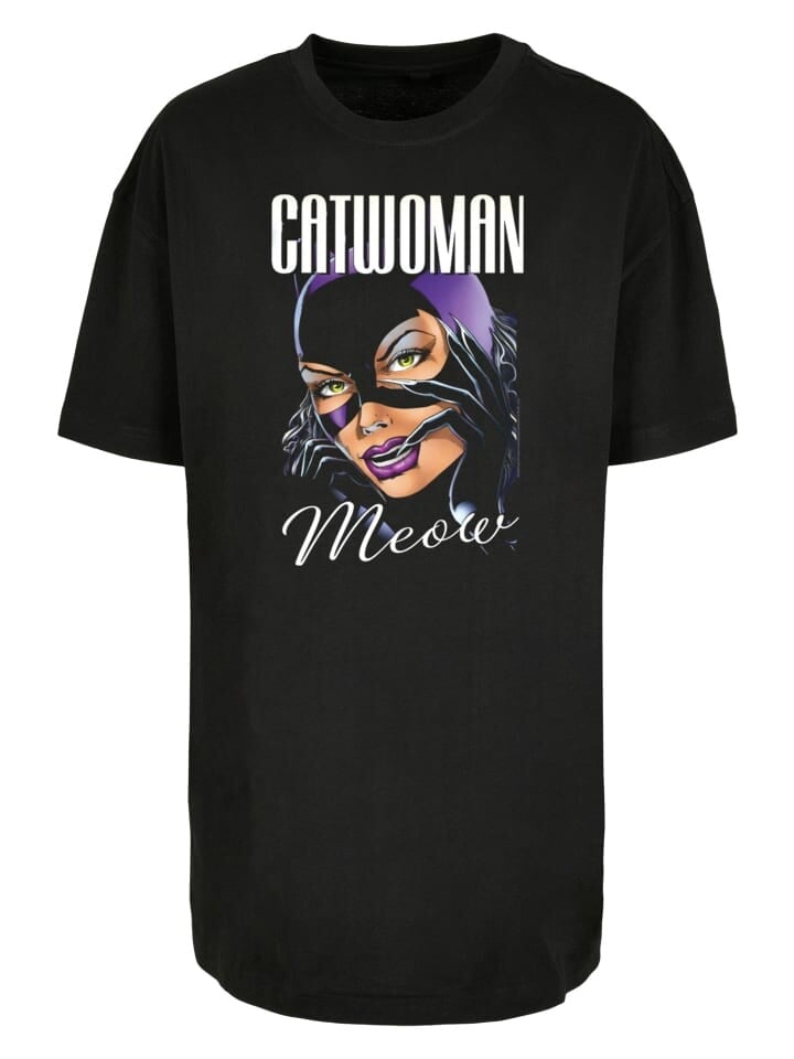 

Футболка F4NT4STIC Oversized Boyfriend Tee DC Comics Batman Catwoman Fatale, черный