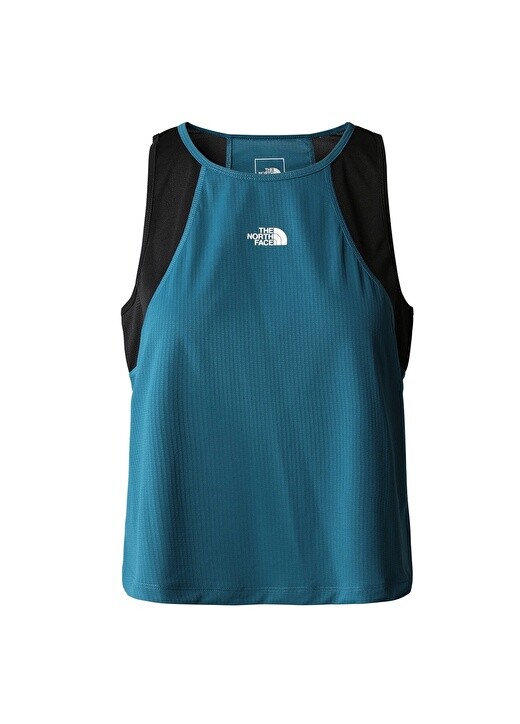 

Однотонная синяя женская футболка с круглым вырезом The North Face, Синий