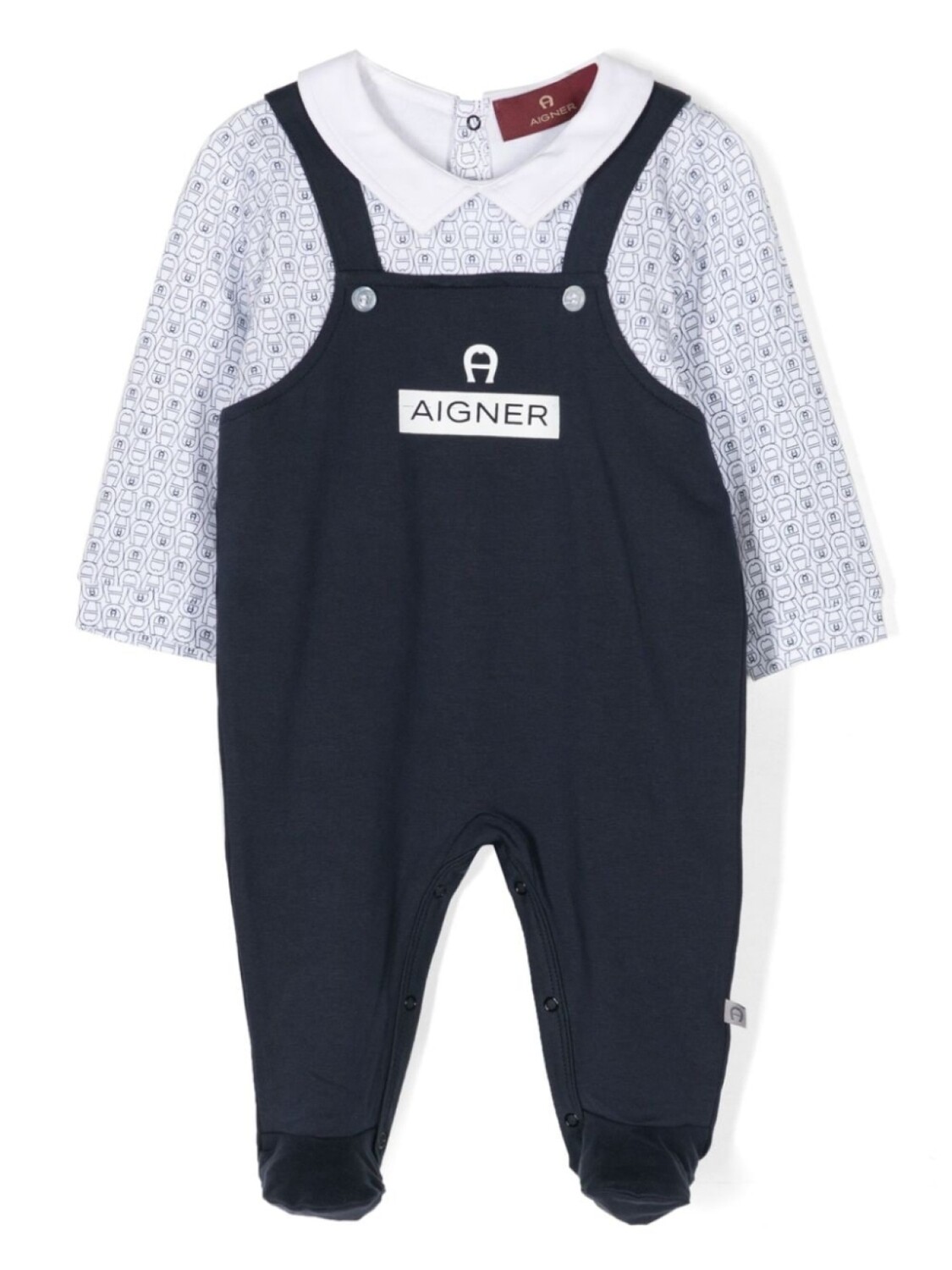 

Aigner Kids пижама с логотипом, синий