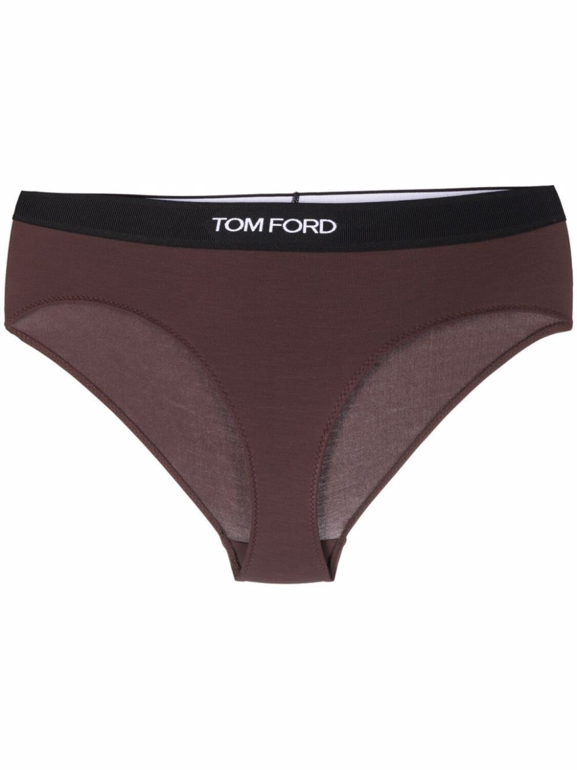 TOM FORD трусы-брифы с логотипом, коричневый
