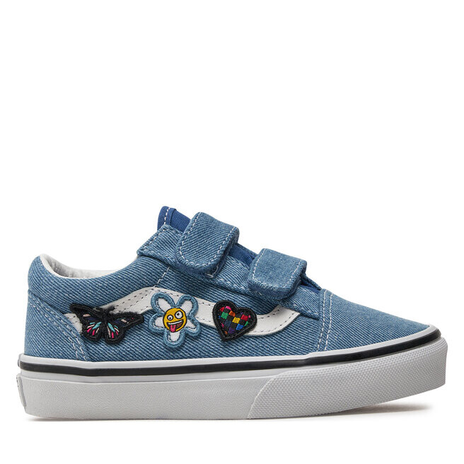 

Кроссовки Vans Uy Old Skool V VN0A38HDNWD1 Navy/True White, синий