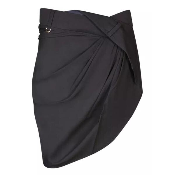 

Юбка viscose skirt Jacquemus, черный