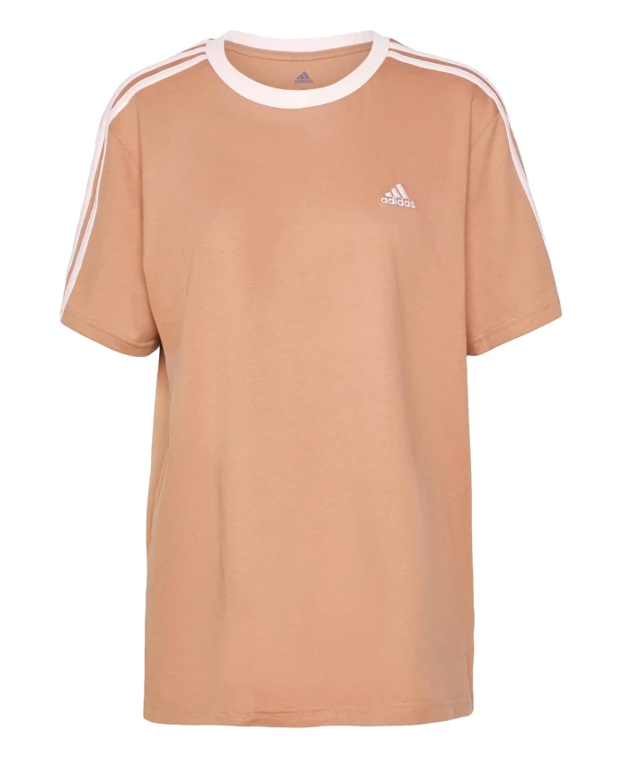 

Футболка с 3 полосками Adidas, коричневый