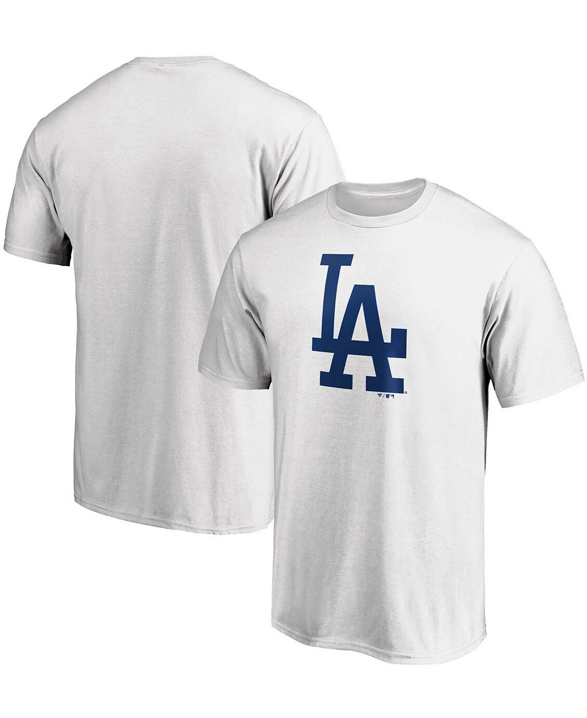 Мужская белая футболка с официальным логотипом Los Angeles Dodgers Fanatics цена и фото
