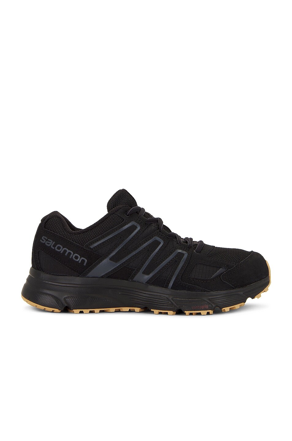 

Кроссовки Salomon X-Mission 4 Suede, цвет Black, Ebony & Gum