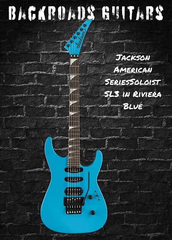 

Электрогитара # Jackson American Series Soloist SL3 in Riviera Blue