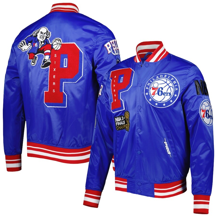 

Куртка Pro Standard Philadelphia 76Ers, роял