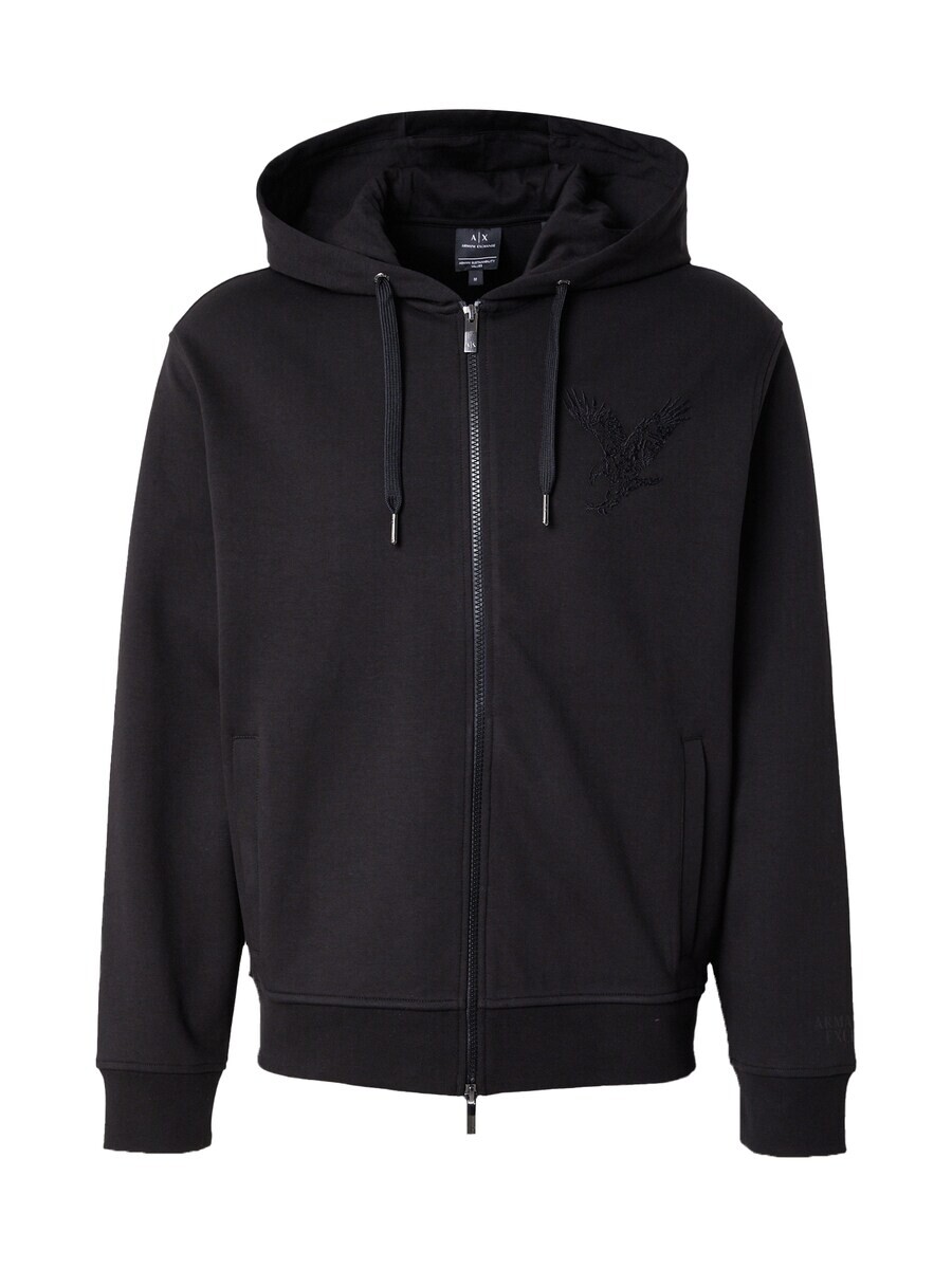 

Худи ARMANI EXCHANGE Zip-Up Hoodie, черный