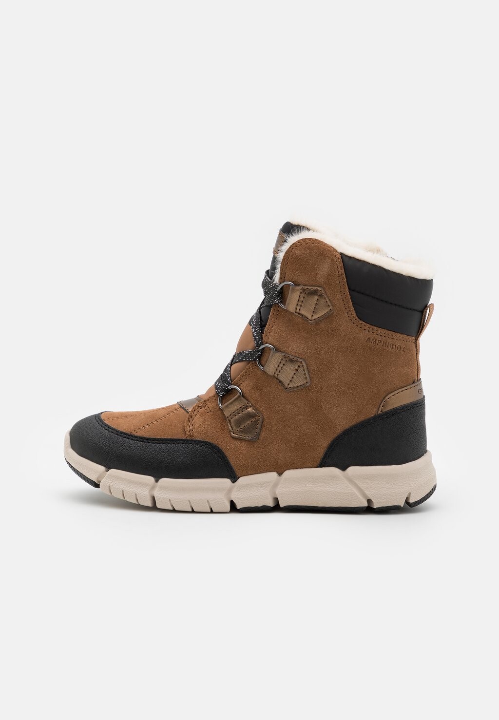 

Зимние сапоги Flexyper Girl Geox, цвет whisky/black