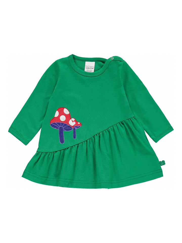 Платье Fred´s World by GREEN COTTON Sweat Mushroom, зеленый платье theone by svetlana ermak размер s зеленый