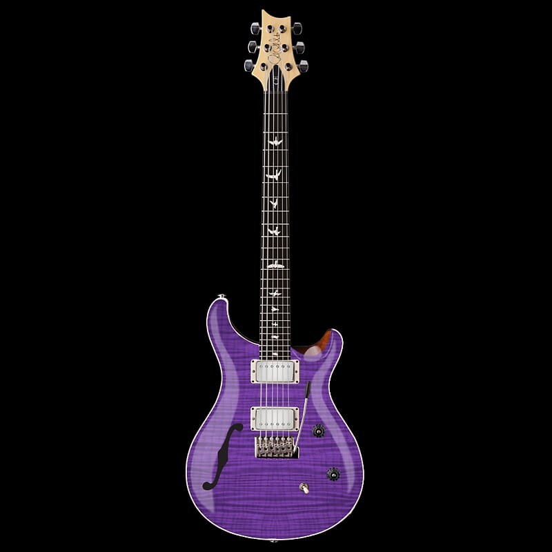 

PRS Limited Run CE-24 Semi Hollow with Bird Inlays, Ebony Fingerboard, Flame Top, звукосниматели 57/08 — Purple [ПРЕДЗАКАЗ]